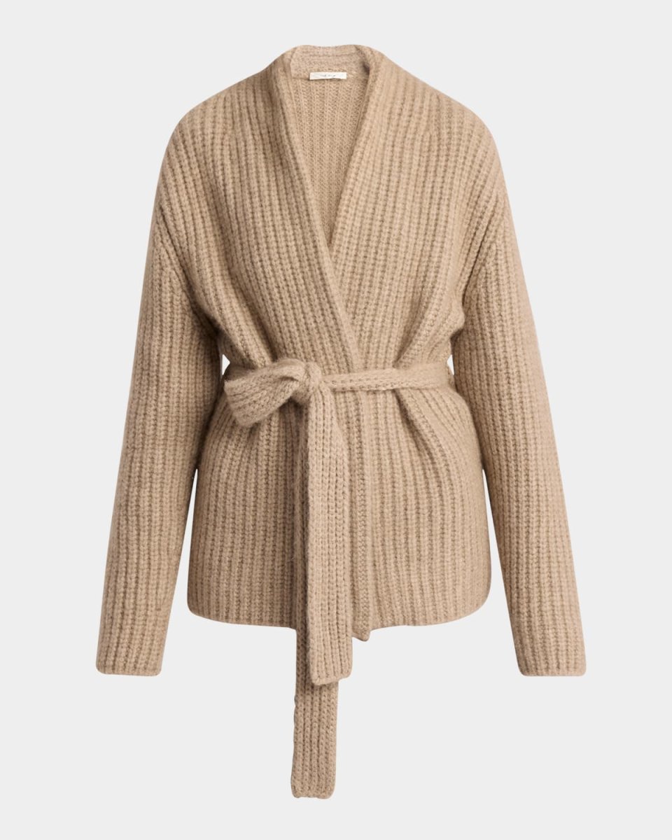 Isotani Chunky Cashmere Wrap Cardigan
